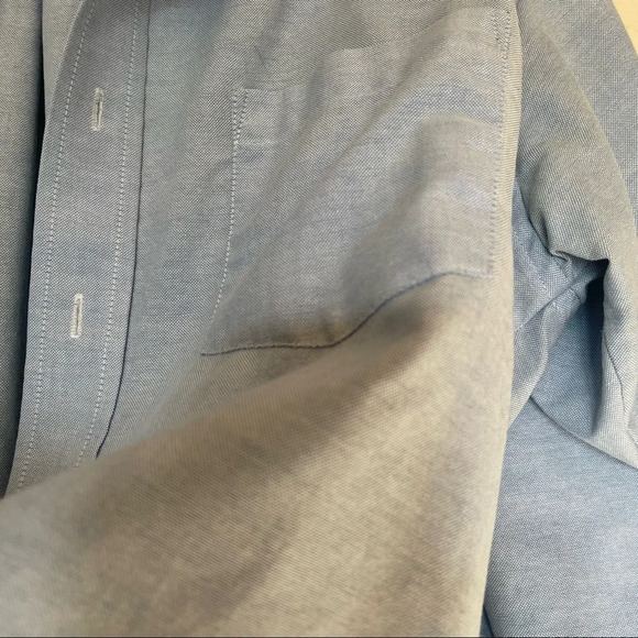 Vintage botany 500 unisex men’s women’s oversized blue button down shirt - Picture 9 of 12